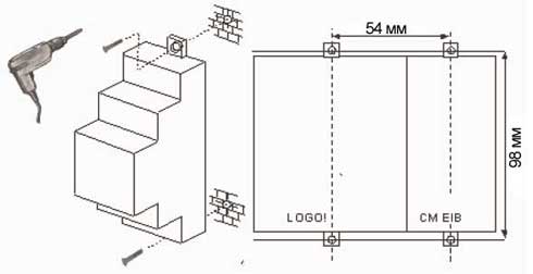 Монтаж модуля LOGO